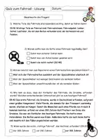 Vorschau - Arbeitsblätter - Quiz zum Fahrrad-Reportage - mit Lösung - Seite 2