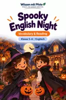 Vorschau - Arbeitsblätter - Halloween Spooky English Night – Arbeitsheft Klasse 5–6 - Deckblatt