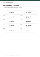 Vorschau - Spiele - Rechenbingo bis 20: 3 Stufen, 12 Pläne - Seite 2