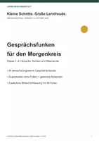 Vorschau - Präsentationen/Tafelbilder - Gesprächsfunken: 24 Morgenkreis-Karten - Deckblatt