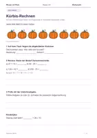 Vorschau - Arbeitsblätter - Halloween Zahlenzauber bei Nacht – Arbeitsheft Klasse 5–6 - Seite 1