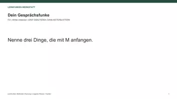 Vorschau - Präsentationen/Tafelbilder - Gesprächsfunken: 24 Morgenkreis-Karten - Seite 1