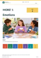 Vorschau - Stundenentwürfe - MORE! 1 Unit 4 (LP 2023) • ENGLIVA PLAY: Emotions – Question & Answer Cards (16 Karten) - Deckblatt