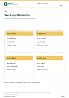 Vorschau - Stundenentwürfe - MORE! 1 Unit 4 (LP 2023) • ENGLIVA PLAY: Emotions – Question & Answer Cards (16 Karten) - Seite 1
