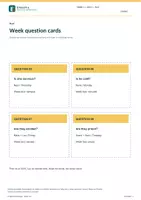Vorschau - Stundenentwürfe - MORE! 1 Unit 4 (LP 2023) • ENGLIVA PLAY: Emotions – Question & Answer Cards (16 Karten) - Seite 2
