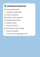 Vorschau - Stundenentwürfe - Leseverständnis Gesunde Ernährung – Klasse 3 | 10 Lesetexte mit Fragen & Lösungen - Seite 1