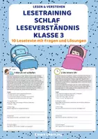 Vorschau - Stundenentwürfe - Lesetraining Gesundheit Materialpaket – Leseverständnis Klasse 3 | 5 Materialien mit Lösungen (Set 2) - Seite 1