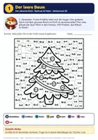 Vorschau - Arbeitsblätter - Rechenmalblätter Advent Klasse 1–2 · ZR 20 - Seite 3
