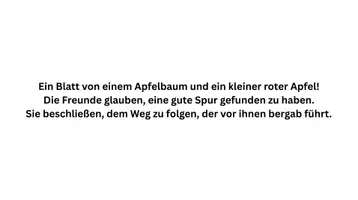 Vorschau - Bildkarten - Kamishibai | Der Apfel findet den Weg zum Obstgarten | Der wandernde Apfel - Seite 2