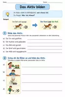 Vorschau - Arbeitsblätter - Aktiv und Passiv - Arbeitsblätter, Merkblätter & Übungen - Seite 1