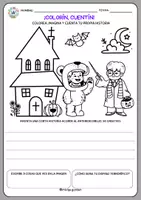 Vista previa - Hojas de trabajo - Desafios Cognitivos en Halloween (31 actividades) - página 2