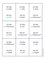 Vorschau - Spiele - Ich habe, wer hat - Spiel Thema: Zu Hause - Seite 1