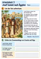 Vorschau - Arbeitsblätter - Josef – Gott führt zum Guten | Religion Klasse 4 Arbeitsblätter | Evangelische Religionslehre | 10 Arbeitsblätter als PDF - Seite 3