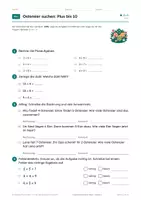 Vorschau - Arbeitsblätter - Ostermathematik Hase, Klasse 1, Rätsel - Seite 3
