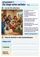 Vorschau - Arbeitsblätter - Pfingsten und die erste Gemeinde | Religion Klasse 4 Arbeitsblätter | Evangelische Religionslehre | 10 Arbeitsblätter als PDF - Seite 1