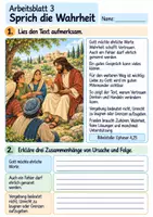 Vorschau - Arbeitsblätter - Miteinander leben wie Jesus | Religion Klasse 4 Arbeitsblätter | Evangelische Religionslehre | 10 Arbeitsblätter als PDF - Seite 3
