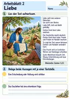 Vorschau - Arbeitsblätter - Die Frucht des Geistes | Religion Klasse 4 Arbeitsblätter | Evangelische Religionslehre | 10 Arbeitsblätter als PDF - Seite 2