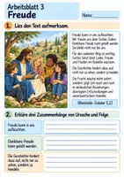 Vorschau - Arbeitsblätter - Die Frucht des Geistes | Religion Klasse 4 Arbeitsblätter | Evangelische Religionslehre | 10 Arbeitsblätter als PDF - Seite 3