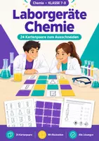 Vorschau - Spiele - Laborgeräte, Klasse 7-8, Chemie Spiel - Deckblatt