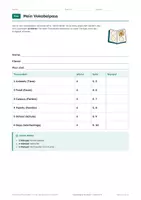 Vorschau - Arbeitsblätter - Vokabelpass Englisch, Klasse 3-4, Stempel - Seite 3