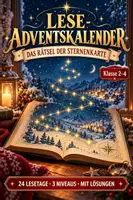 Vorschau - Arbeitsblätter - Lese-Adventskalender Klasse 2–4 | 24 Tage · 3 Niveaus - Deckblatt