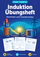 Vorschau - Arbeitsblätter - Induktion Physik Übungen, Klasse 10 - Deckblatt