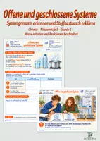 Vorschau - Stundenentwürfe - Masse erhalten und Reaktionen beschreiben – Chemie Klasse 8 – 5 Stunden + Lernkontrolle - Seite 1
