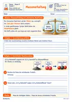 Vorschau - Stundenentwürfe - Chemie Klasse 8: Massenerhaltung | Masse erhalten und Reaktionen beschreiben - Seite 1