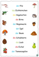 Vorschau - Arbeitsblätter - Materialpaket "Der Herbst" - DaZ / DaF / Deutsch - Seite 3