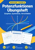 Vorschau - Arbeitsblätter - Potenzfunktionen, Klasse 10, Übungsheft - Deckblatt