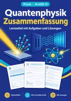 Vorschau - Arbeitsblätter - Quantenphysik, Klasse 12, Zusammenfassung - Deckblatt