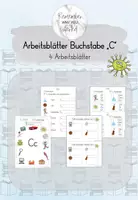 Vorschau - Arbeitsblätter - Arbeitsblätter Buchstabe "C" - Deckblatt