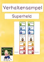 Vorschau - Poster - Verhaltensampel - Superheld - Deckblatt