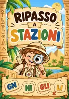 anteprima - Didattica a stazioni - Didattica a stazioni GN o NI e GL o LI con Capitan Curiosus - Pagina di copertina
