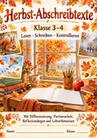 Vorschau - Arbeitsblätter - Abschreibtexte Klasse 3-4 zum Thema Herbst - Deckblatt