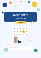 Vorschau - Arbeitsblätter - Materialpaket Rechenfit 2. Klasse - Seite 1