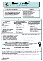 Vorschau - Arbeitsblätter - How to write a letter of protest (Canada) - Seite 1