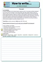 Vorschau - Arbeitsblätter - How to write an online comment - Seite 3