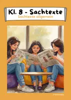 Vorschau - Arbeitsblätter - Sachtexte allgemein - Klasse 8 - Deckblatt