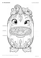 Vorschau - Mal- und Bastelvorlagen - Halloween-Klappbilder | 12 gruselige Faltbilder | Kunst Klasse 2–6 - Seite 2