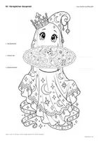 Vorschau - Mal- und Bastelvorlagen - Halloween-Klappbilder | 12 gruselige Faltbilder | Kunst Klasse 2–6 - Seite 3