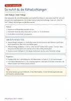 Vorschau - Arbeitsblätter - Herbstliche Leserätsel für Klasse 3 | Wortschlangen, Leserätsel, Lesetraining, Deutsch, Freiarbeit, mit Lösungen - Seite 2