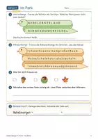 Vorschau - Arbeitsblätter - Herbstliche Leserätsel für Klasse 3 | Wortschlangen, Leserätsel, Lesetraining, Deutsch, Freiarbeit, mit Lösungen - Seite 3