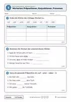Vorschau - Arbeitsblätter - Deutsch Klasse 6 Mini-Wiederholungen mit Lösungen, Realschule/Sek1, Zwischenaufgabe, Einstieg - Seite 3