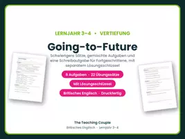 Vorschau - Arbeitsblätter - Going-to-Future – Vertiefung - Deckblatt