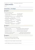 Vorschau - Arbeitsblätter - Future Perfect Englisch – differenziert - Seite 1