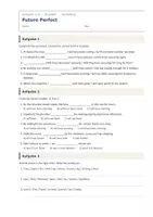 Vorschau - Arbeitsblätter - Future Perfect Englisch – Vertiefung - Seite 1