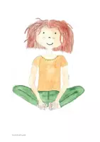 Vorschau - Bildkarten - Kinderyoga-Asana-Karte "Der Schmetterling" - Seite 3