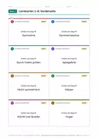 Vorschau - Poster - Achsensymmetrie durch Falten Mathematik, Klasse 2 - Seite 2
