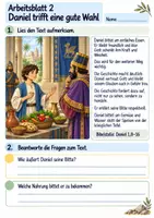 Vorschau - Arbeitsblätter - Daniel vertraut Gott | Religion Klasse 4 Arbeitsblätter | Evangelische Religionslehre | 10 Arbeitsblätter als PDF - Seite 2